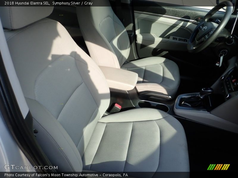 Symphony Silver / Gray 2018 Hyundai Elantra SEL