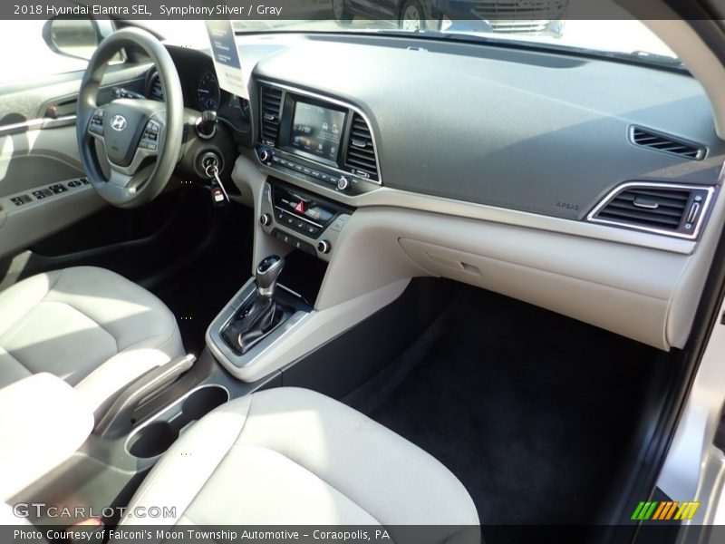 Symphony Silver / Gray 2018 Hyundai Elantra SEL