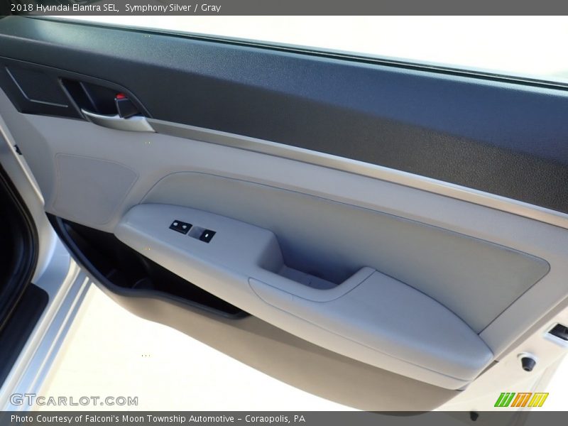 Symphony Silver / Gray 2018 Hyundai Elantra SEL