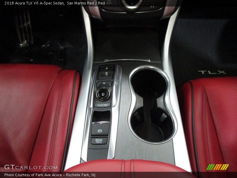 San Marino Red / Red 2018 Acura TLX V6 A-Spec Sedan