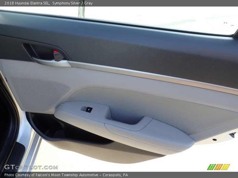 Symphony Silver / Gray 2018 Hyundai Elantra SEL