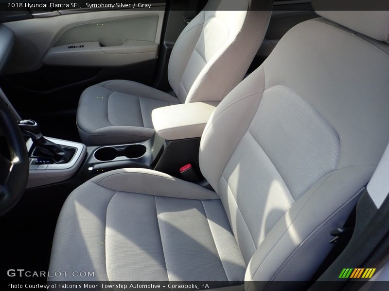 Symphony Silver / Gray 2018 Hyundai Elantra SEL