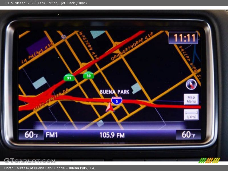Navigation of 2015 GT-R Black Edition