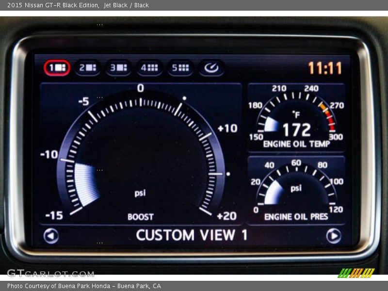  2015 GT-R Black Edition Black Edition Gauges