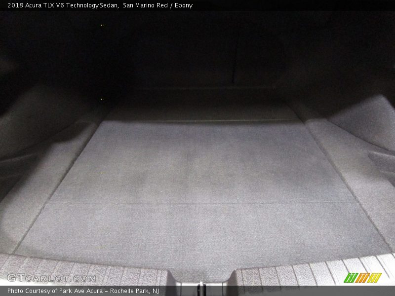 San Marino Red / Ebony 2018 Acura TLX V6 Technology Sedan