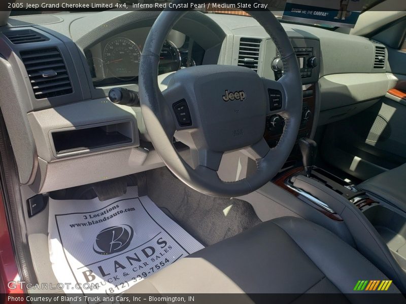 Inferno Red Crystal Pearl / Medium Slate Gray 2005 Jeep Grand Cherokee Limited 4x4