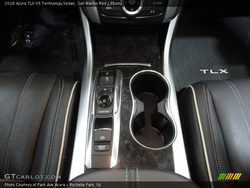 San Marino Red / Ebony 2018 Acura TLX V6 Technology Sedan
