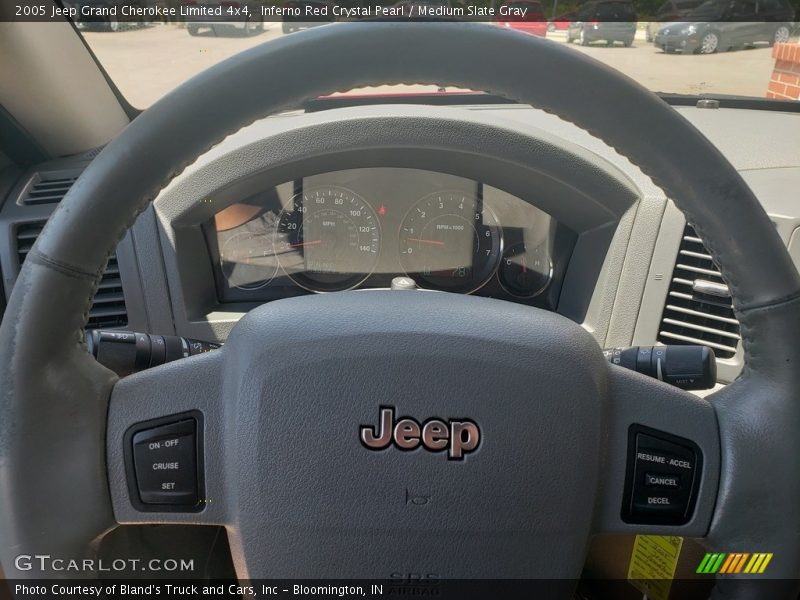 Inferno Red Crystal Pearl / Medium Slate Gray 2005 Jeep Grand Cherokee Limited 4x4