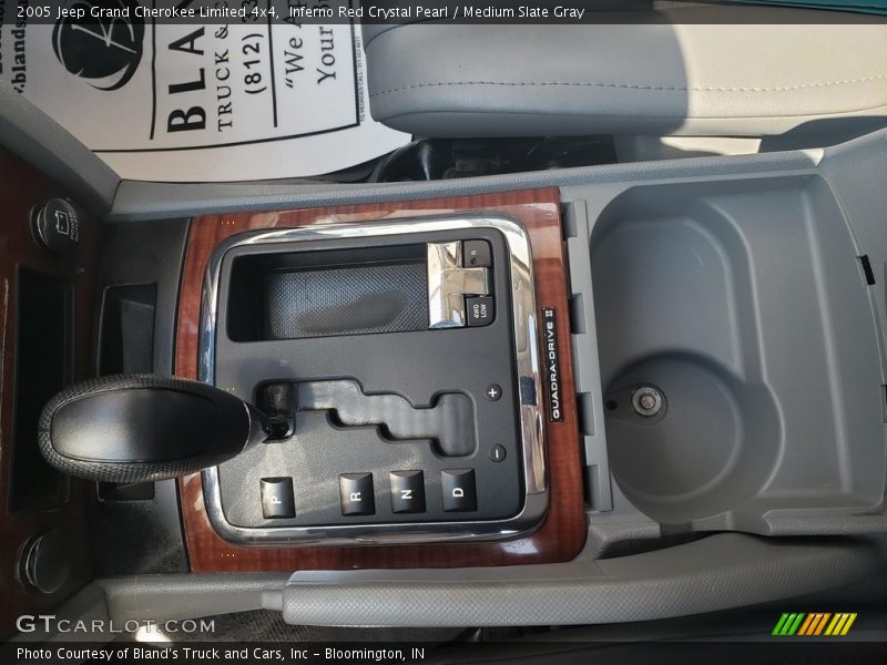 Inferno Red Crystal Pearl / Medium Slate Gray 2005 Jeep Grand Cherokee Limited 4x4