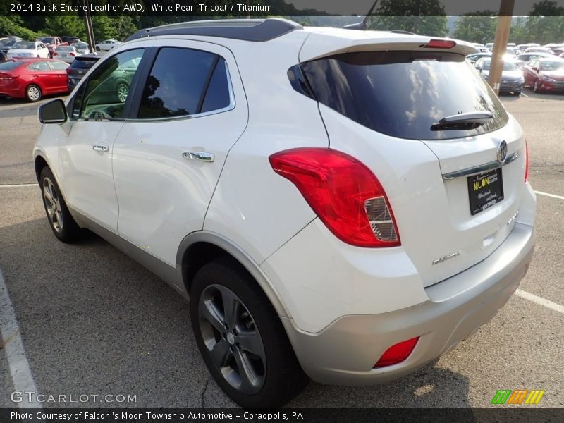 White Pearl Tricoat / Titanium 2014 Buick Encore Leather AWD