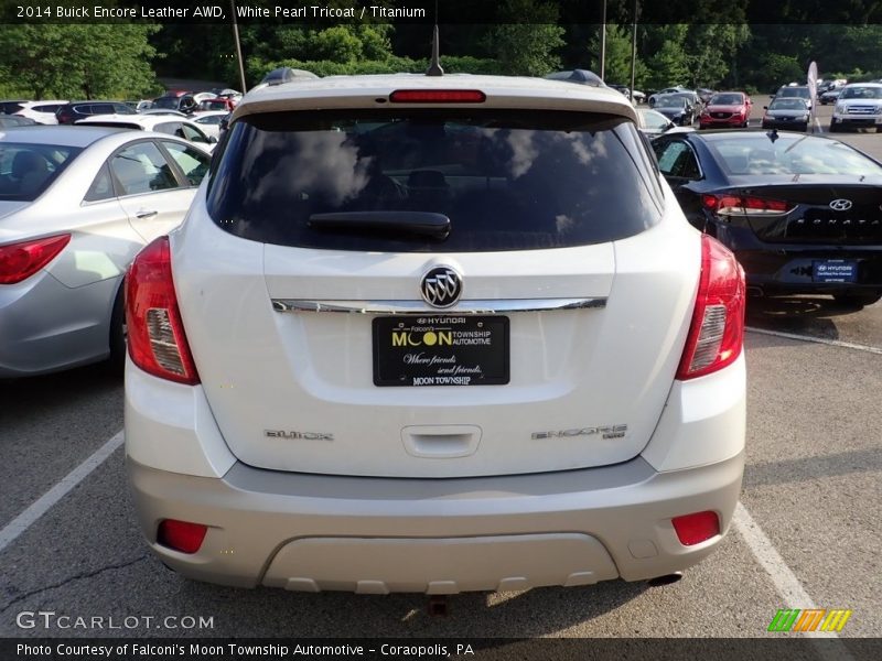 White Pearl Tricoat / Titanium 2014 Buick Encore Leather AWD