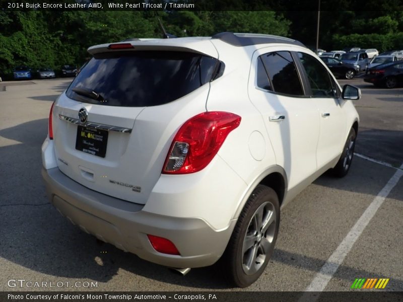 White Pearl Tricoat / Titanium 2014 Buick Encore Leather AWD