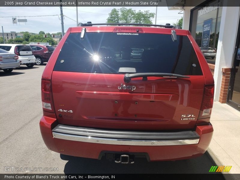 Inferno Red Crystal Pearl / Medium Slate Gray 2005 Jeep Grand Cherokee Limited 4x4