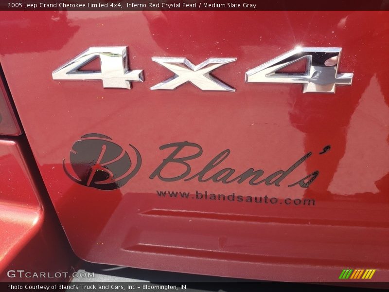 Inferno Red Crystal Pearl / Medium Slate Gray 2005 Jeep Grand Cherokee Limited 4x4