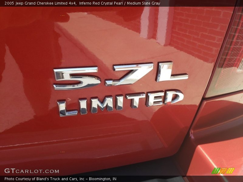 Inferno Red Crystal Pearl / Medium Slate Gray 2005 Jeep Grand Cherokee Limited 4x4