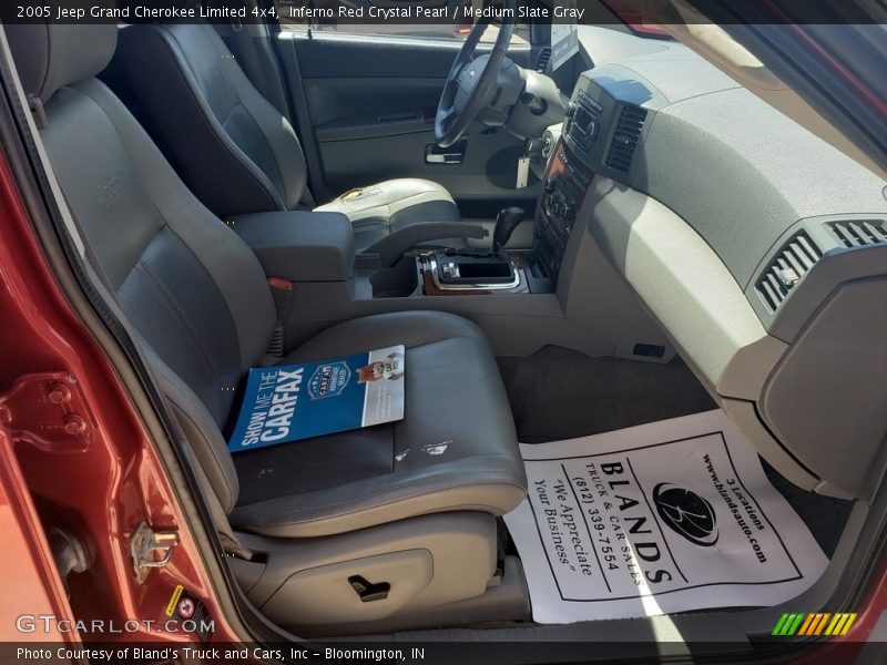 Inferno Red Crystal Pearl / Medium Slate Gray 2005 Jeep Grand Cherokee Limited 4x4