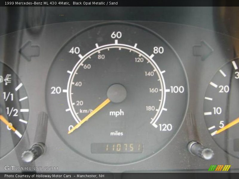 Black Opal Metallic / Sand 1999 Mercedes-Benz ML 430 4Matic