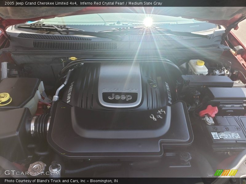 Inferno Red Crystal Pearl / Medium Slate Gray 2005 Jeep Grand Cherokee Limited 4x4