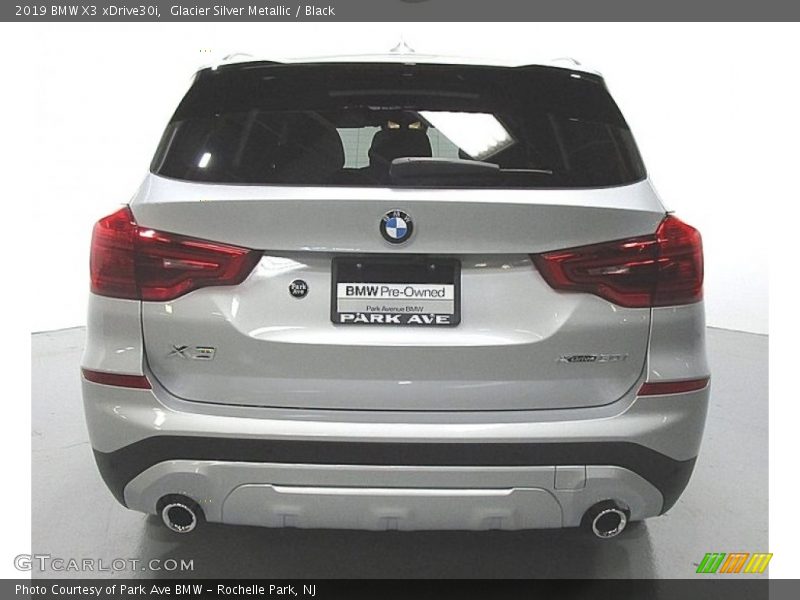 Glacier Silver Metallic / Black 2019 BMW X3 xDrive30i