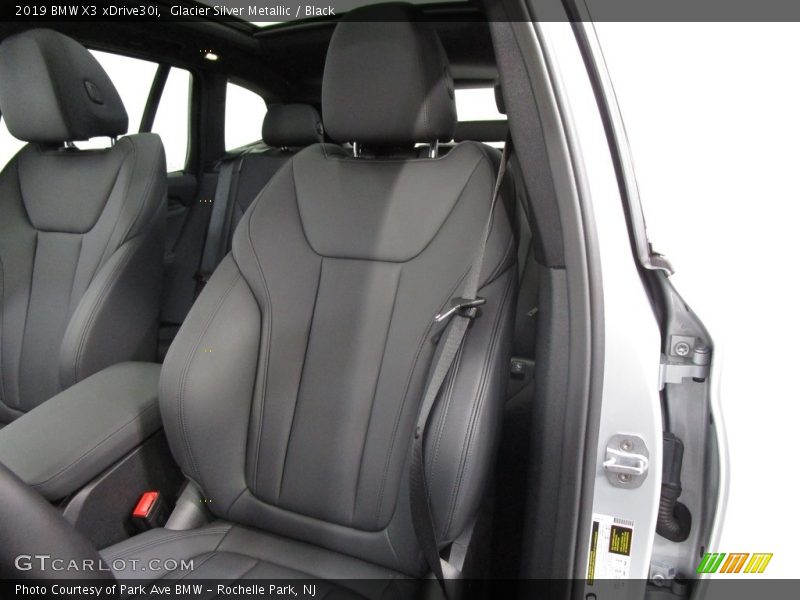 Glacier Silver Metallic / Black 2019 BMW X3 xDrive30i