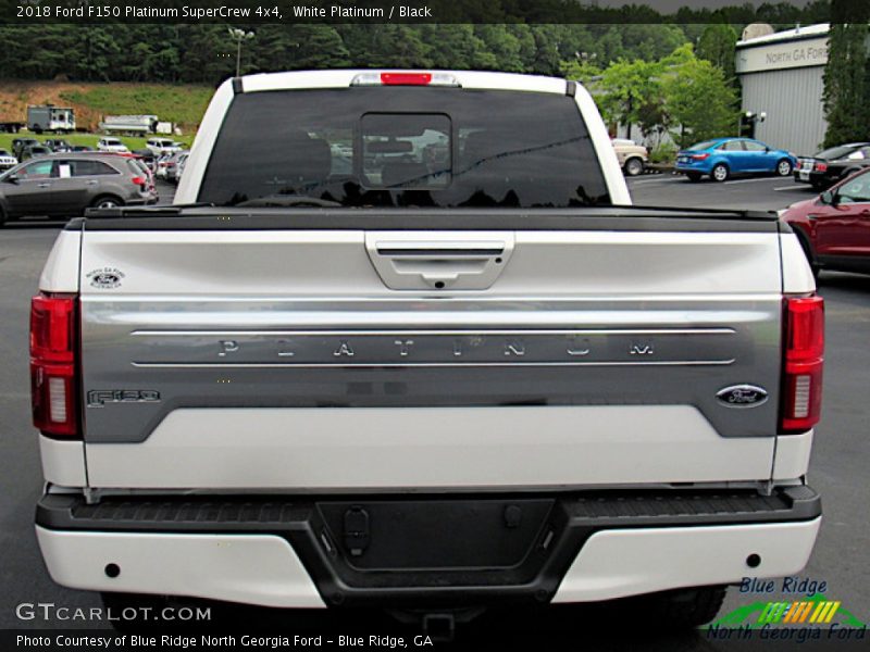 White Platinum / Black 2018 Ford F150 Platinum SuperCrew 4x4