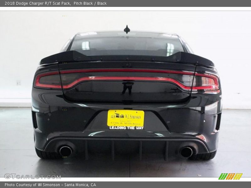 Pitch Black / Black 2018 Dodge Charger R/T Scat Pack