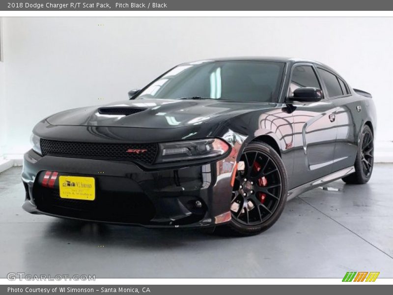 Pitch Black / Black 2018 Dodge Charger R/T Scat Pack