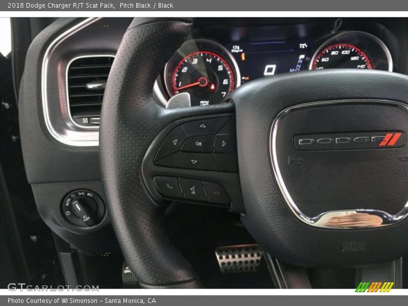 Pitch Black / Black 2018 Dodge Charger R/T Scat Pack