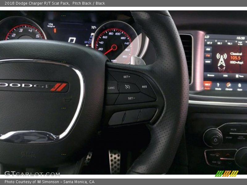 Pitch Black / Black 2018 Dodge Charger R/T Scat Pack
