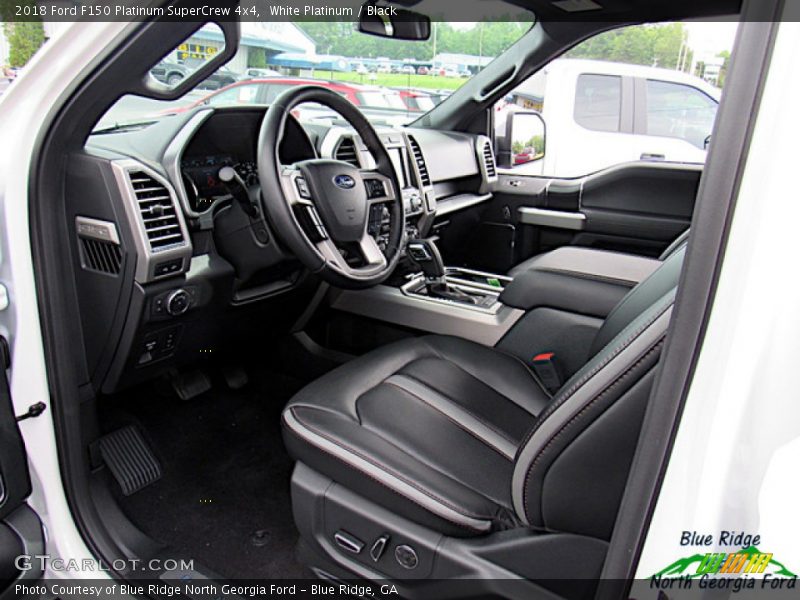 White Platinum / Black 2018 Ford F150 Platinum SuperCrew 4x4