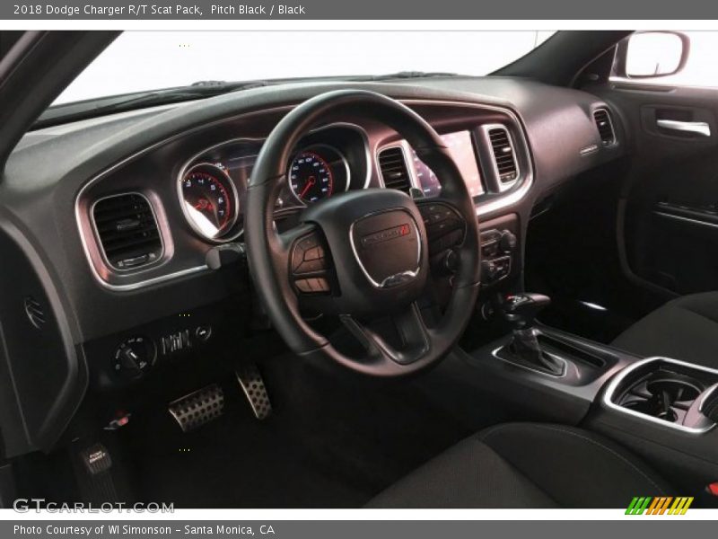 Pitch Black / Black 2018 Dodge Charger R/T Scat Pack