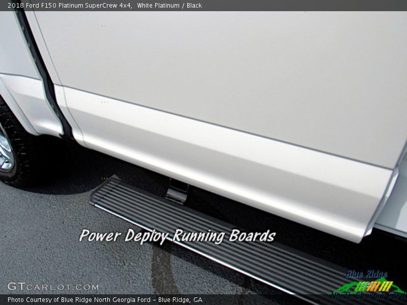 White Platinum / Black 2018 Ford F150 Platinum SuperCrew 4x4