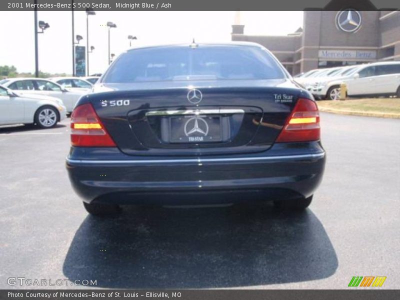 Midnight Blue / Ash 2001 Mercedes-Benz S 500 Sedan