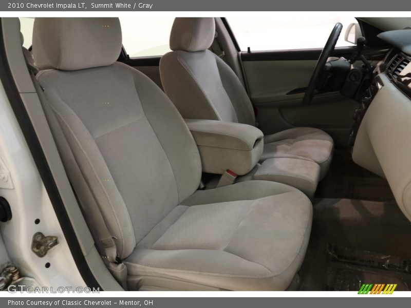 Summit White / Gray 2010 Chevrolet Impala LT