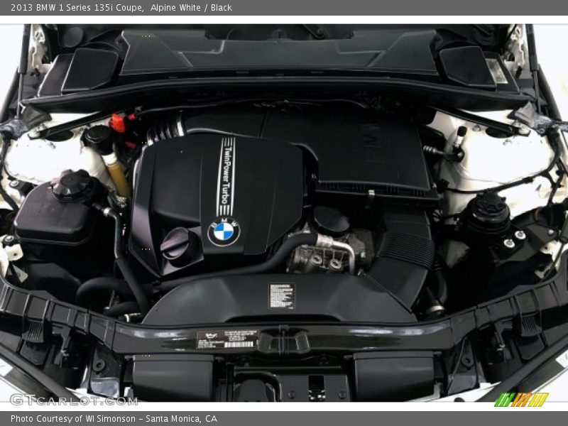 Alpine White / Black 2013 BMW 1 Series 135i Coupe