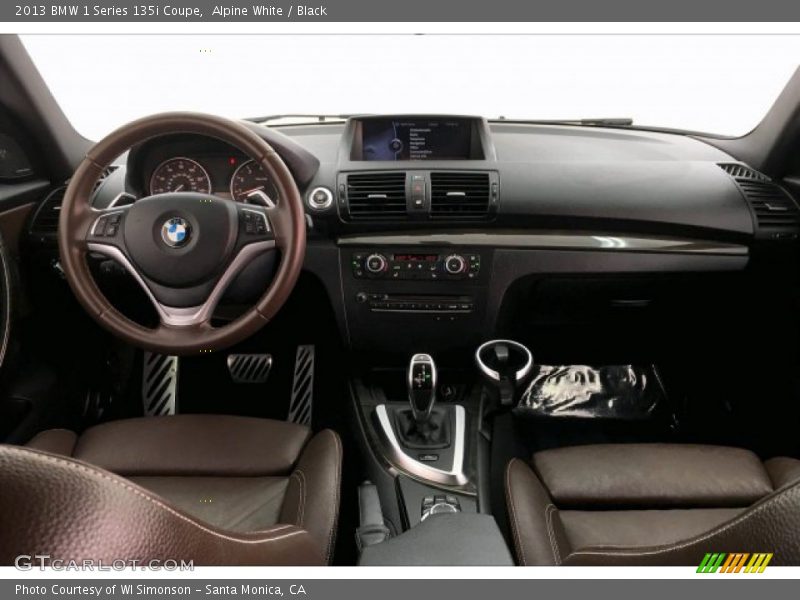Alpine White / Black 2013 BMW 1 Series 135i Coupe