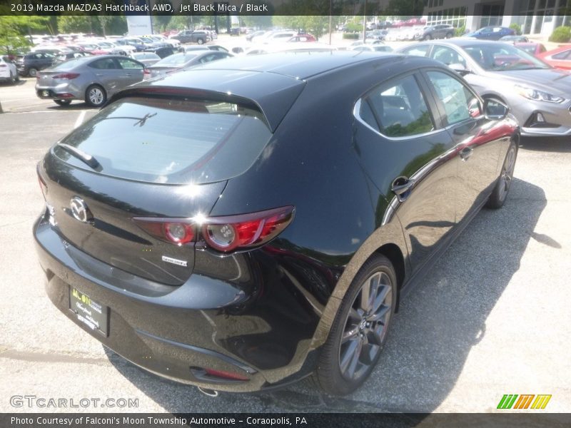 Jet Black Mica / Black 2019 Mazda MAZDA3 Hatchback AWD