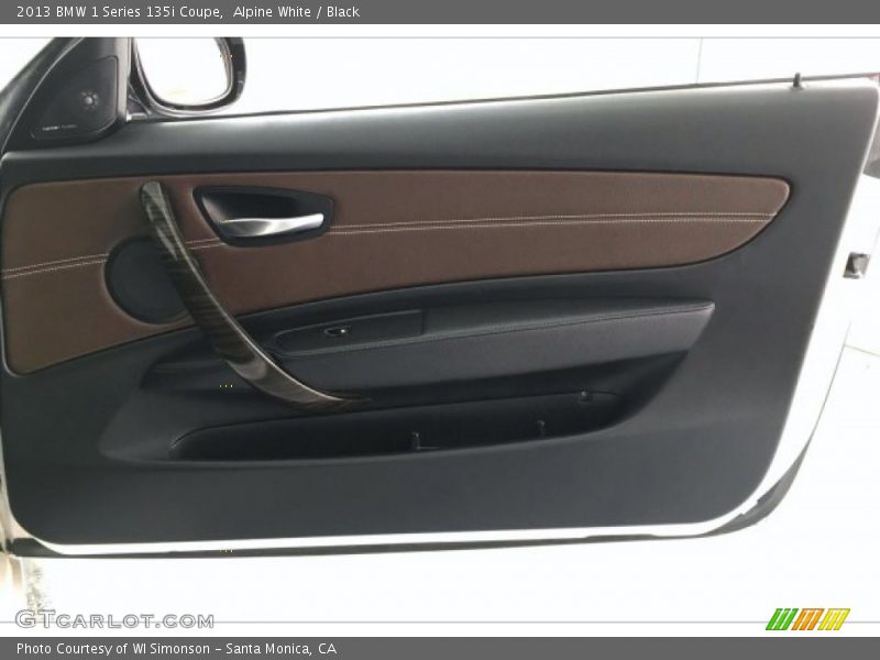 Alpine White / Black 2013 BMW 1 Series 135i Coupe