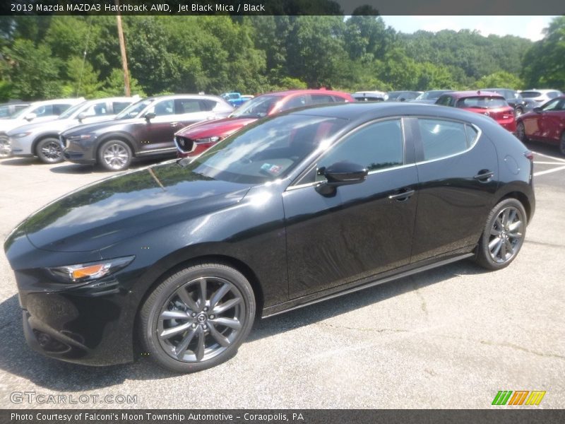 Jet Black Mica / Black 2019 Mazda MAZDA3 Hatchback AWD