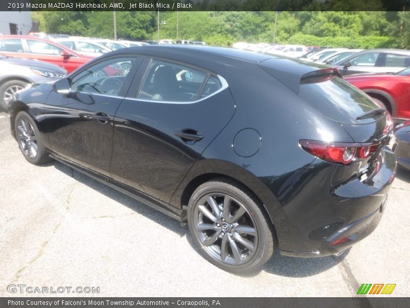 Jet Black Mica / Black 2019 Mazda MAZDA3 Hatchback AWD