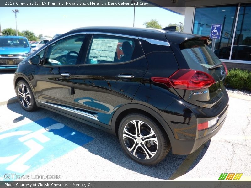 Mosaic Black Metallic / Dark Galvanized Gray 2019 Chevrolet Bolt EV Premier