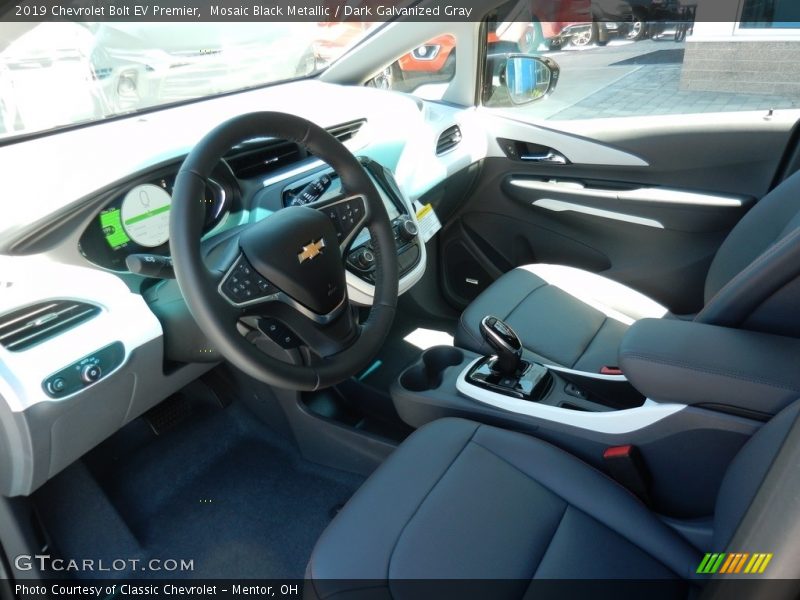  2019 Bolt EV Premier Dark Galvanized Gray Interior