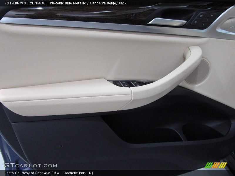 Phytonic Blue Metallic / Canberra Beige/Black 2019 BMW X3 xDrive30i