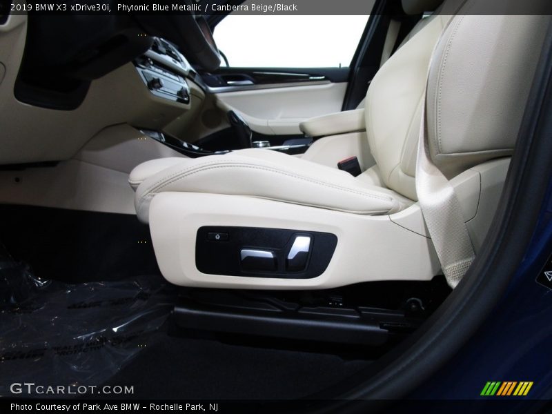 Phytonic Blue Metallic / Canberra Beige/Black 2019 BMW X3 xDrive30i