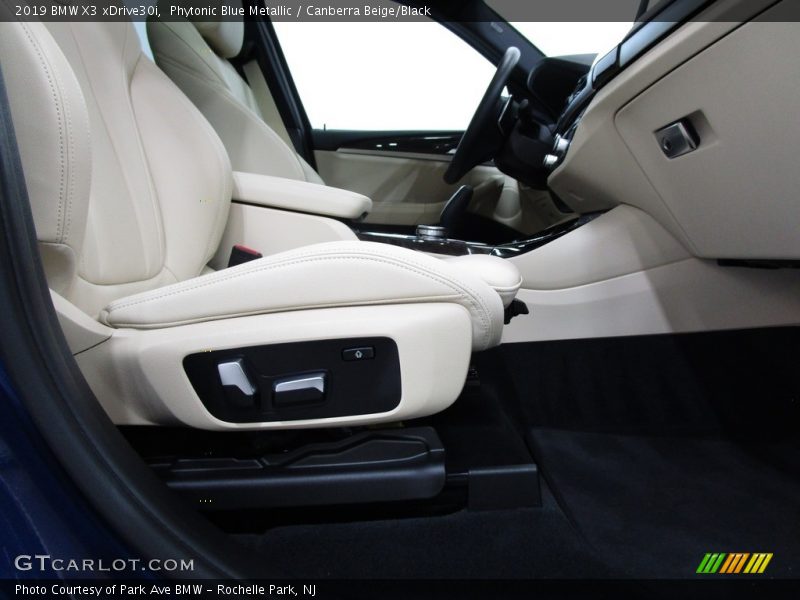 Phytonic Blue Metallic / Canberra Beige/Black 2019 BMW X3 xDrive30i