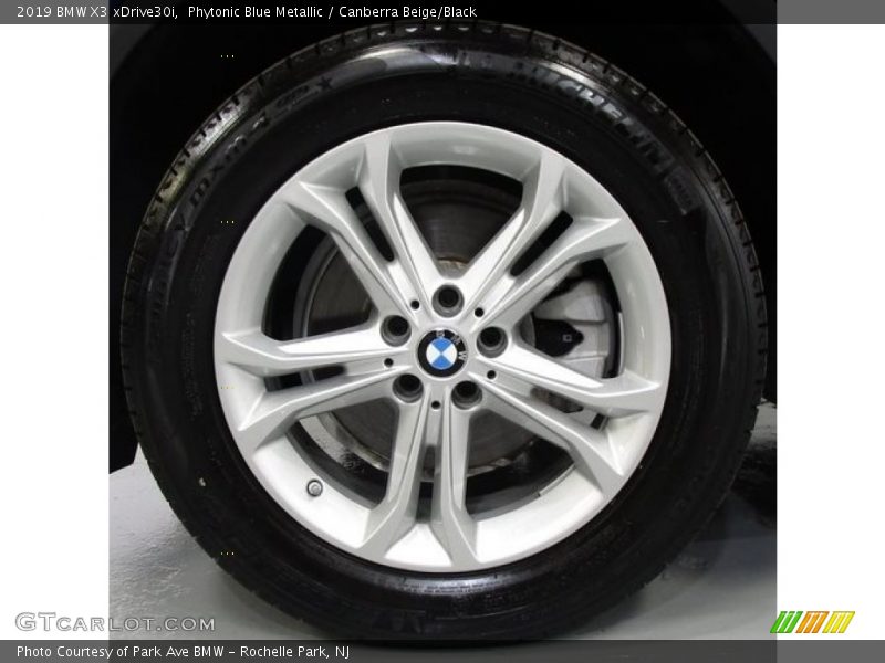 Phytonic Blue Metallic / Canberra Beige/Black 2019 BMW X3 xDrive30i