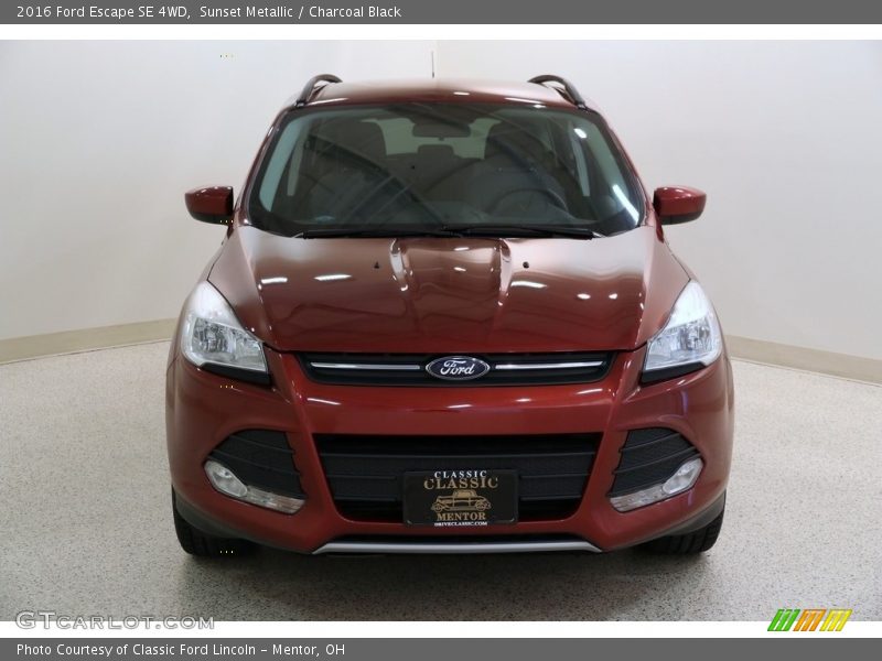 Sunset Metallic / Charcoal Black 2016 Ford Escape SE 4WD