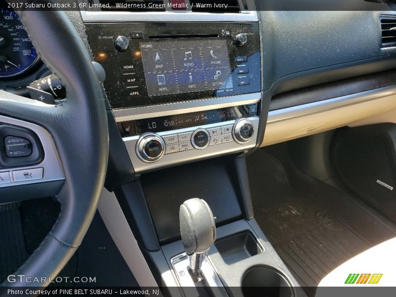 Wilderness Green Metallic / Warm Ivory 2017 Subaru Outback 3.6R Limited