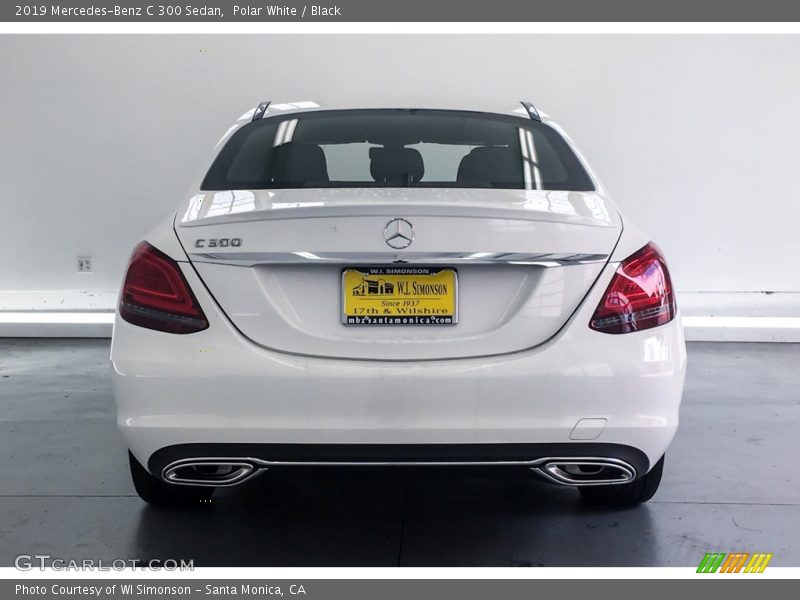 Polar White / Black 2019 Mercedes-Benz C 300 Sedan