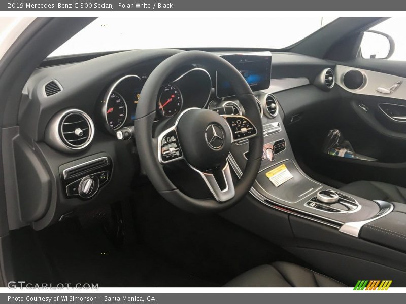 Polar White / Black 2019 Mercedes-Benz C 300 Sedan